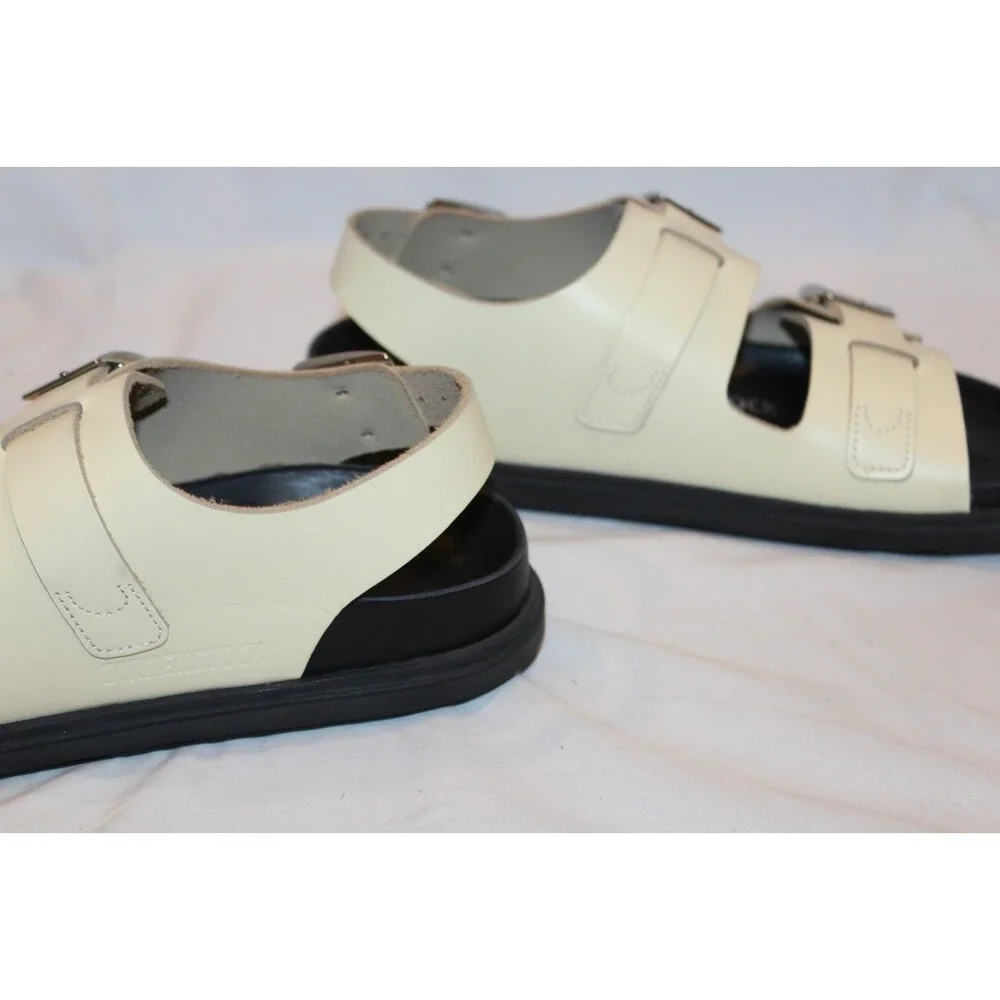 Birkenstock Women's Cannes Leather Exquisite Sandals Butter EU 36 NARROW NIB